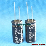 Прямой подключаемый электролитический конденсатор 35V4700UF 4700UF 35 В 16x32 Обеспечение качества 105 градусов 105 градусов