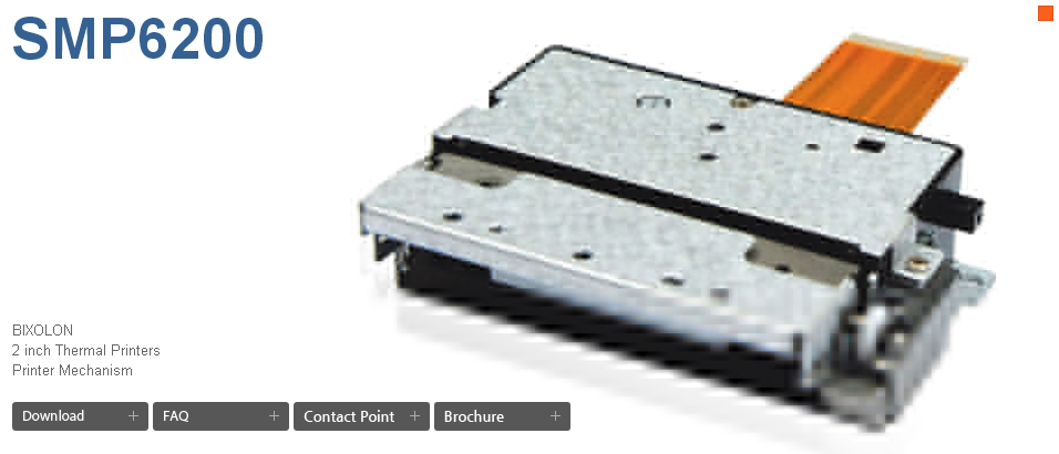 Bissolon BIXOLON SMP6200 thermal printer movement 58MM high speed belt cutter