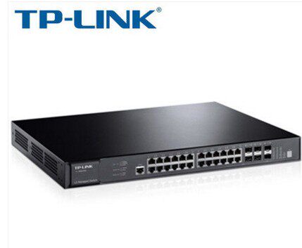 TP-LINK 24-port Gigabit 4-port Gigabit stackable three-layer network management switch TL-SG6428Q