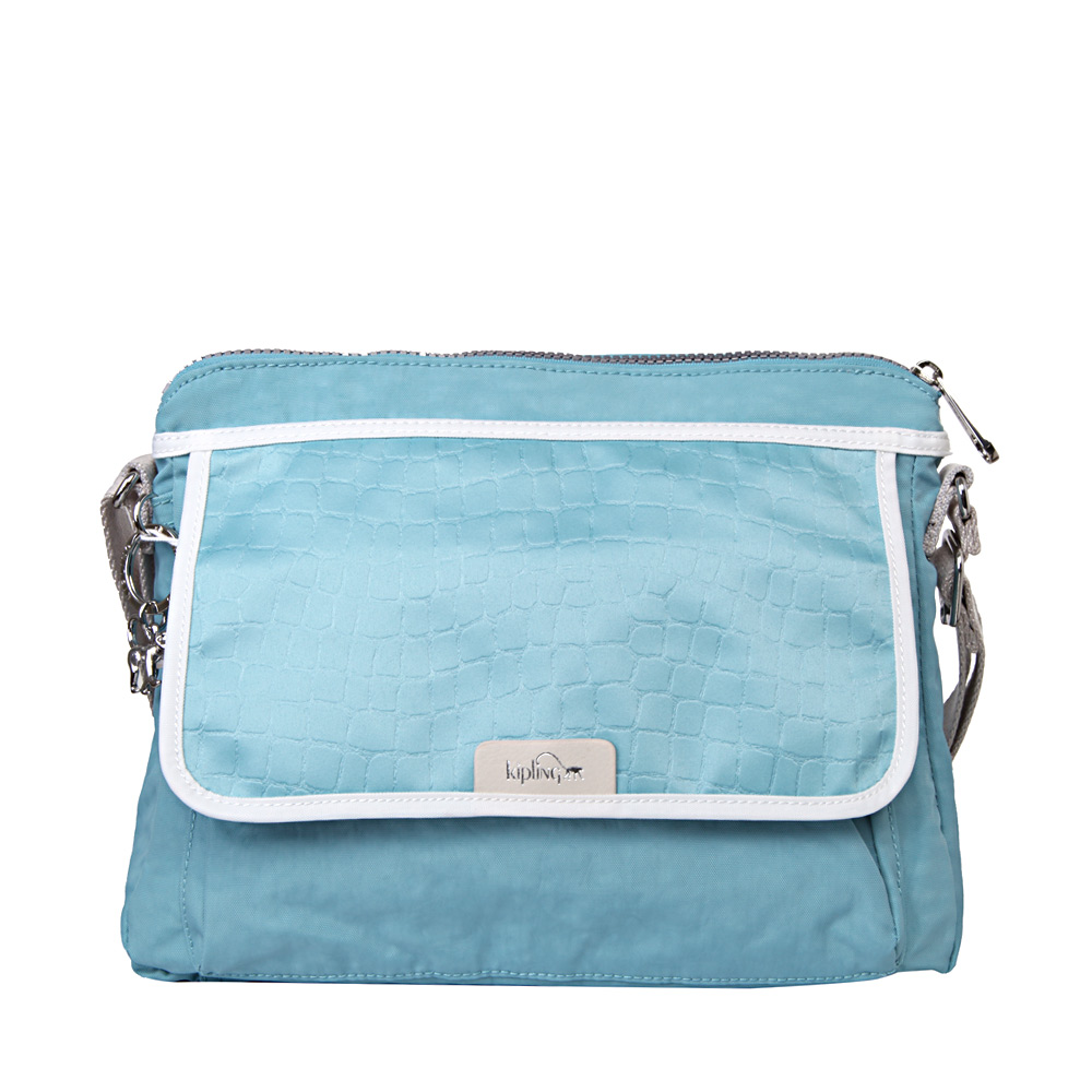 kipling 春夏款 新款时尚大气女包休闲背提包 星光蓝