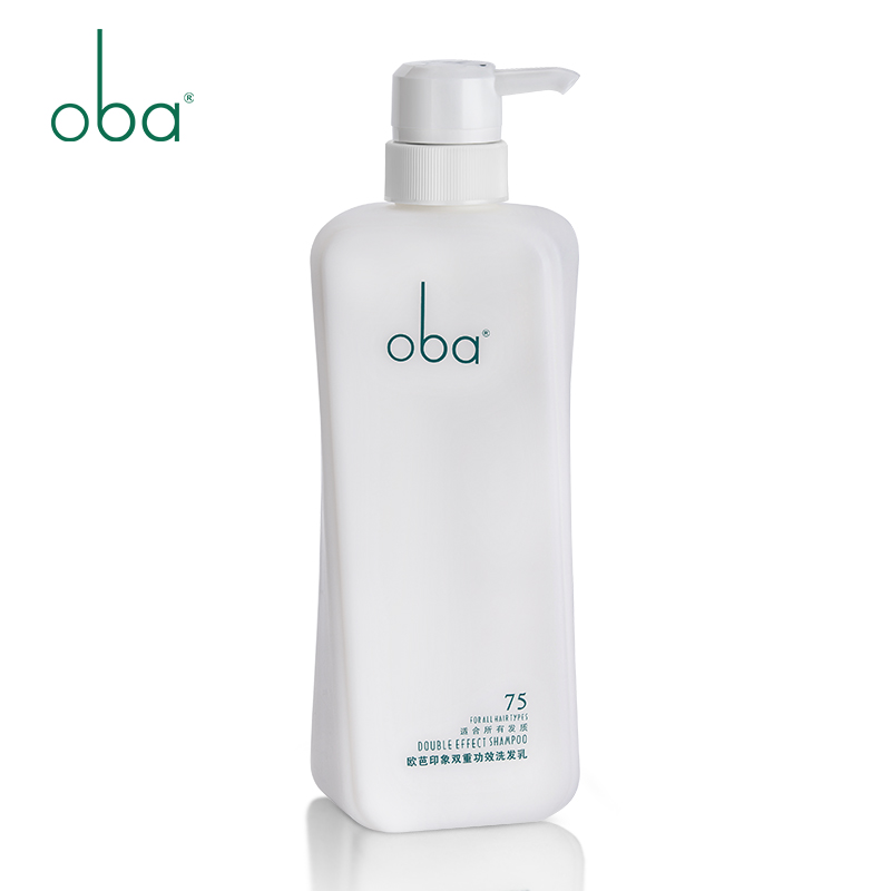 正品oba/欧芭印象双重功效洗发乳75号控油清爽滋润洗发露男女