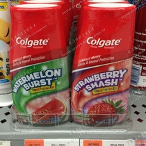 New American original Colgate Colgate Childrens Gel Toothpaste Strawberry Watermelon 130g