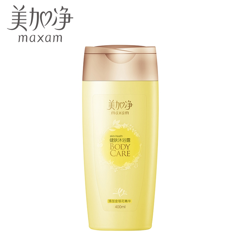 maxam/美加净美加净健肤沐浴露400ml添加金银花精华沐浴乳