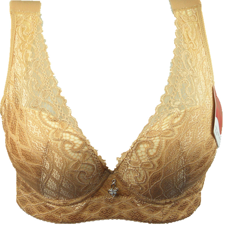 Ancient and modern counter underwear wide shoulder strap four-breasted buckle adjustable push-up bra 0D835