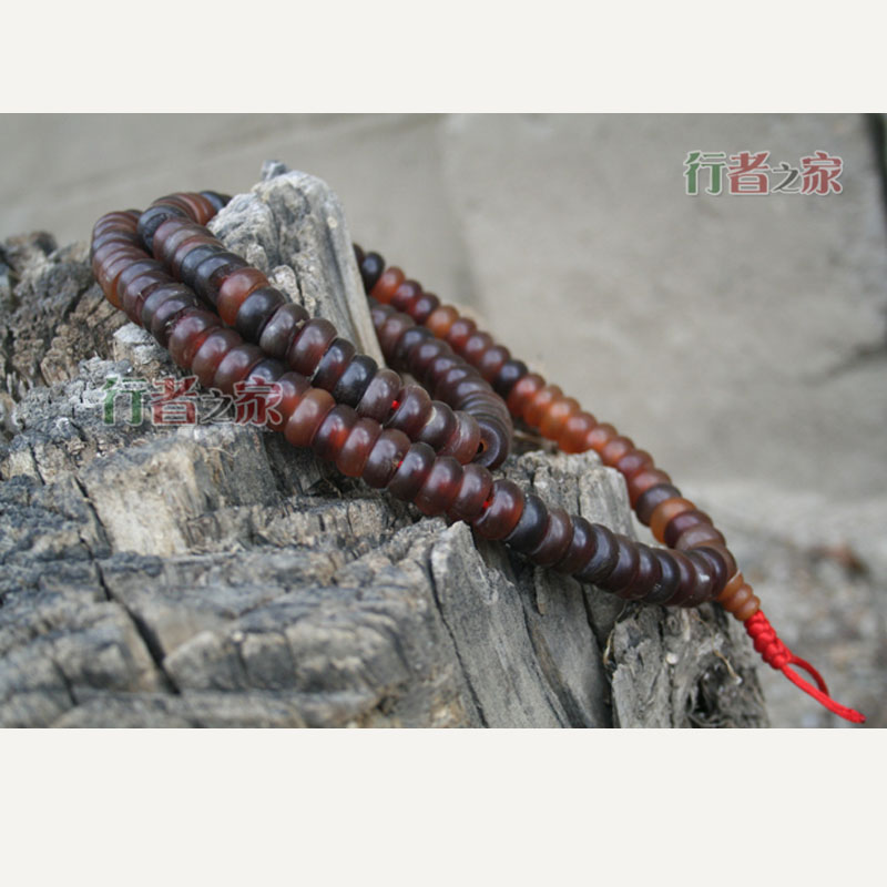 Tibetan Yak Horn Buddha Pearl 108 Candida Beads Hand Strings Hand Condensed 108 Buddha Beads Material