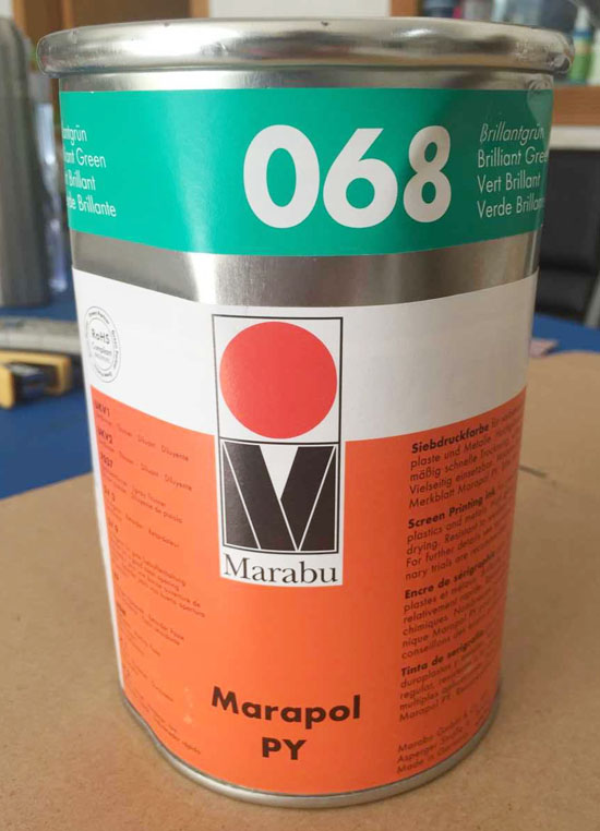 Malaibao screen printing pad printing ink PY068 bright green