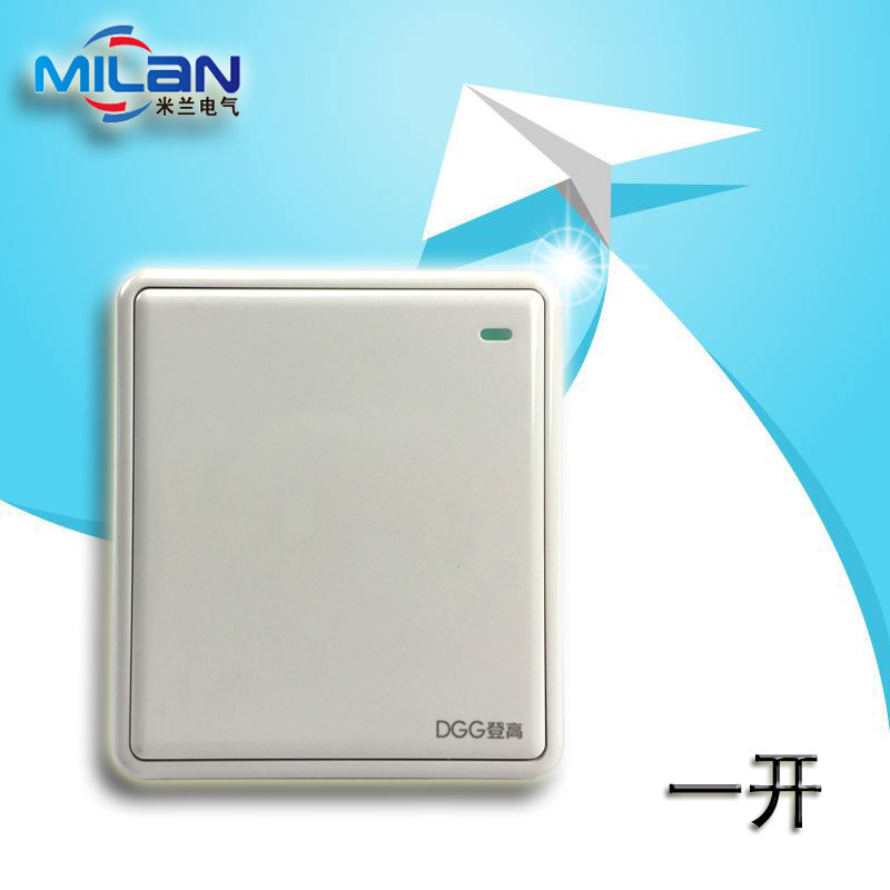 Climbing Electrician D1 Series 86 Wall Switch Panel Socket 1 Open, Double Cut, Single Open, Single Open