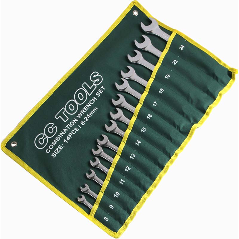 Dual-use wrench Small hardware tool combination set Bag wrench set manufacturer open end wrench