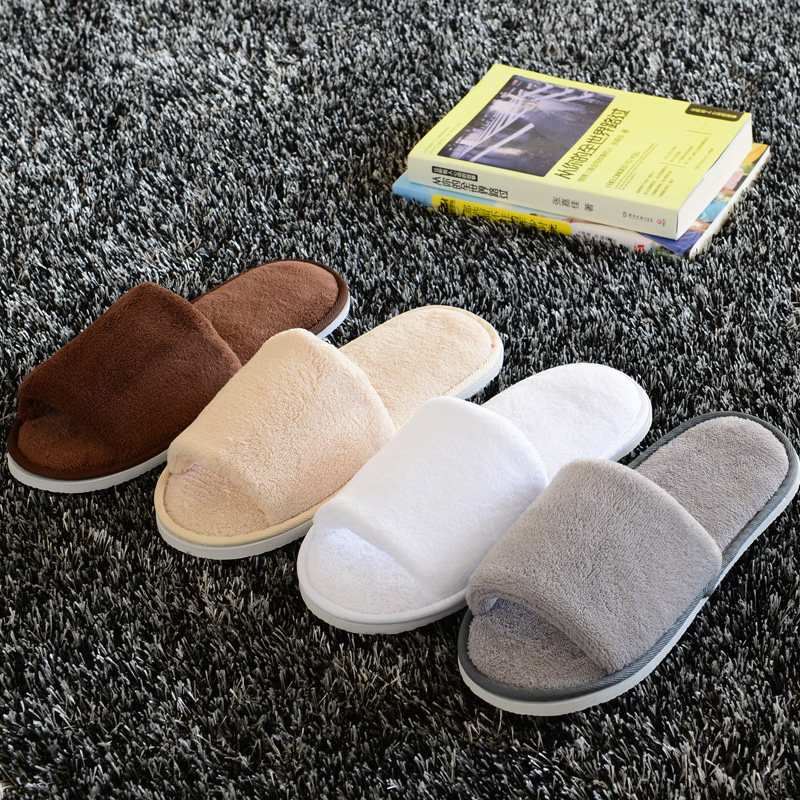 Travel slippers Slippers Outdoor aviation hotel non-disposable slippers Travel special special non-slip thickened