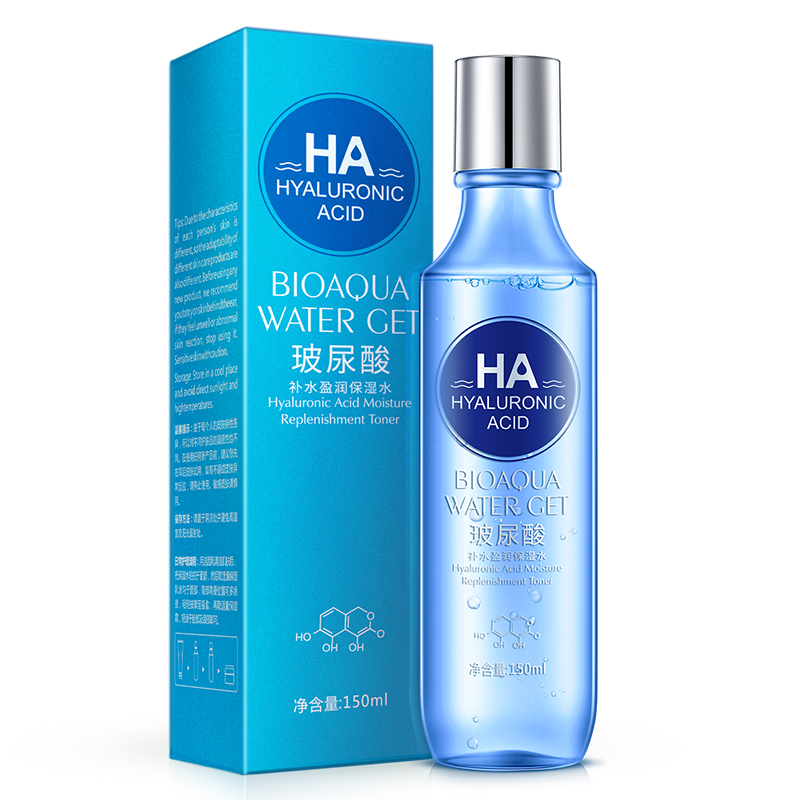 泊泉雅玻尿酸补水盈润保湿柔肤水补水滋润控油化妆 爽肤水150ml