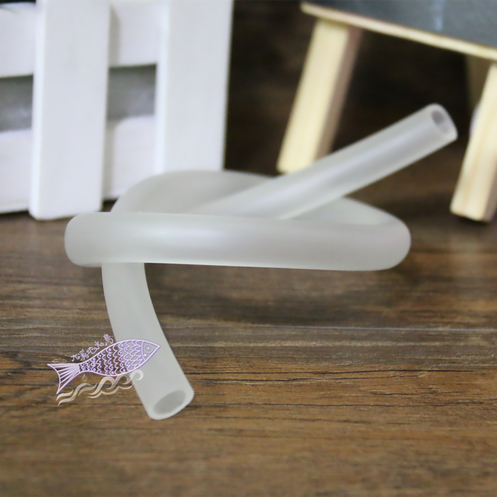 Fish tank oxygen tube bubble tube hose aquarium fish culture transparent tube pumping tube matching 4 in charge of beef tendon tube silicone