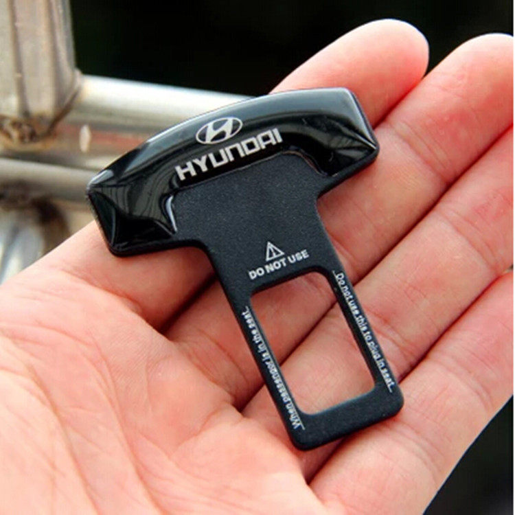 汽车安全带夹卡扣保险扣现代瑞纳ix35新胜达朗动内饰改装插头插销