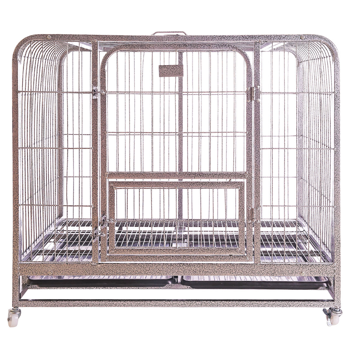 波奇网 怡亲Yoken 宠物加厚钢管笼泰迪金毛小狗窝航空箱大狗笼子