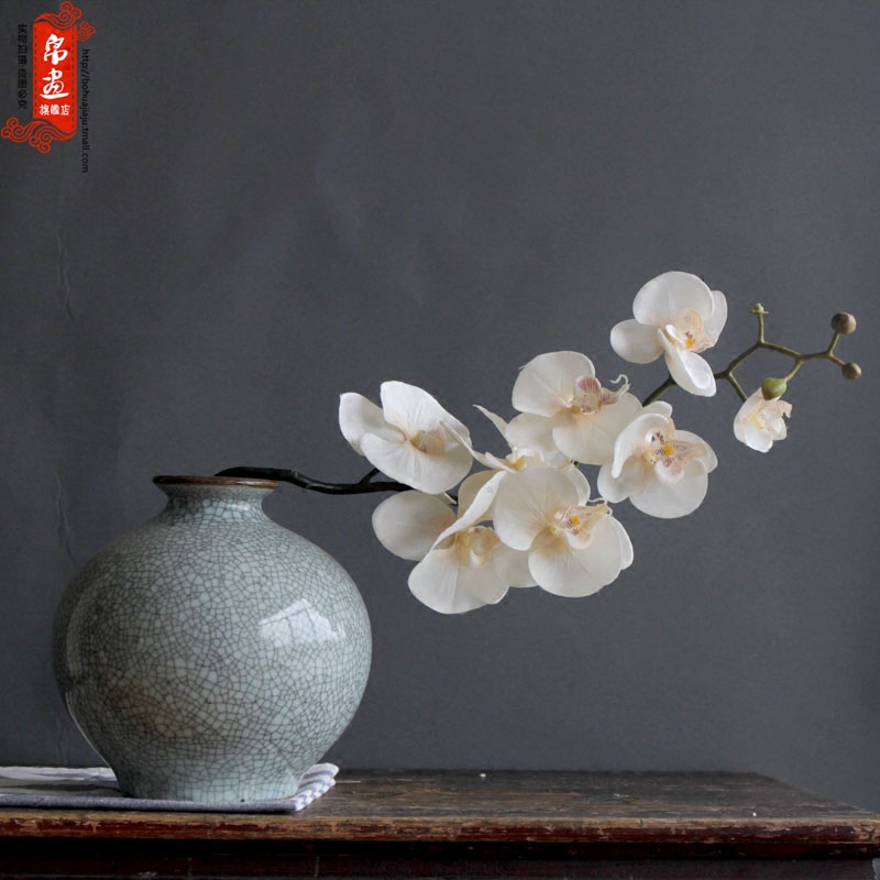 Jingdezhen ceramic vase furnishing articles slice of the sitting room with flowers, water raise flower arranging, I and contracted office desktop small expressions using