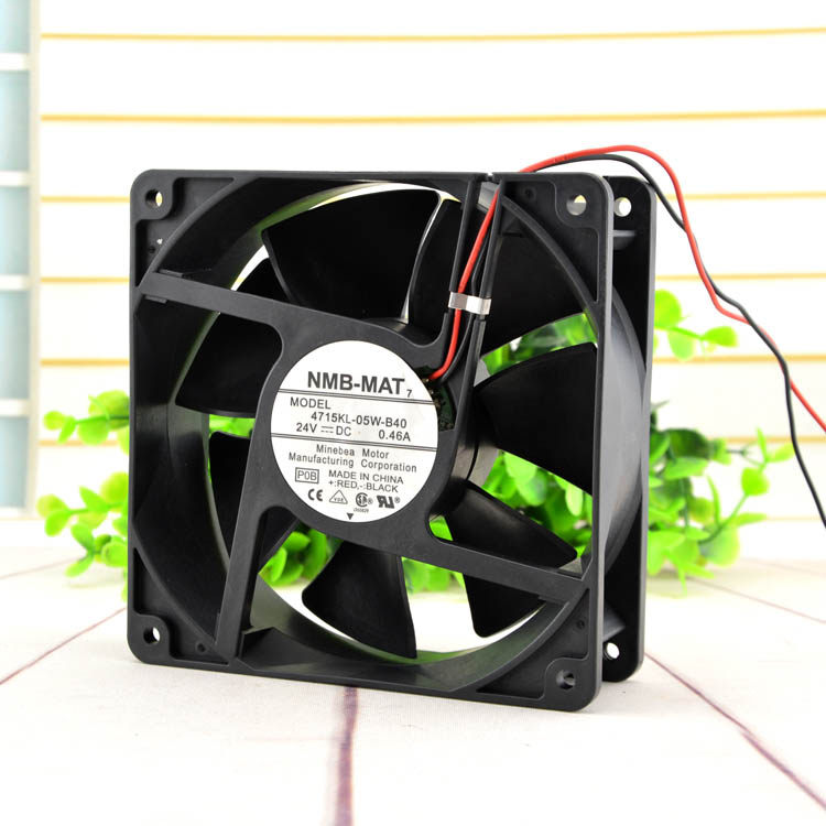 Original NMB 4715KL-05W-B40 12038 24V 0 46A 12cm inverter double ball fan