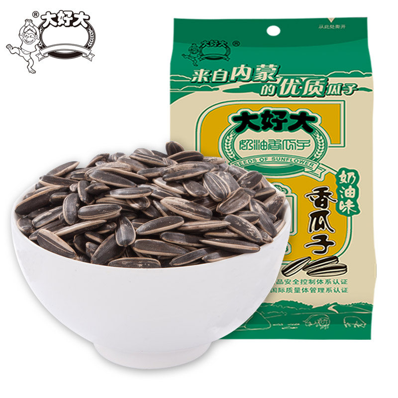 【天猫超市】大好大香瓜子奶油味350g/袋 精选葵瓜子休闲零食必备