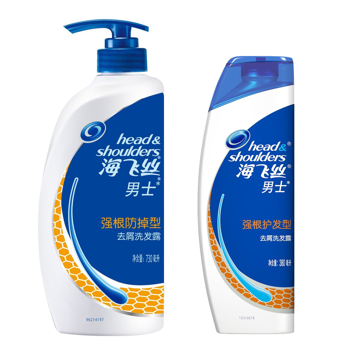 H&S海飞丝强根护发型去屑洗发水730ml  防掉发 多省包邮
