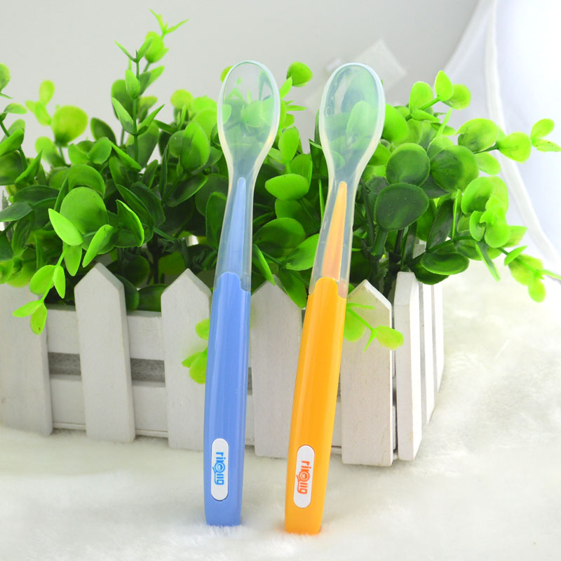 日康 硅胶小软匙 婴儿软勺 儿童汤勺 超柔软 RK3770