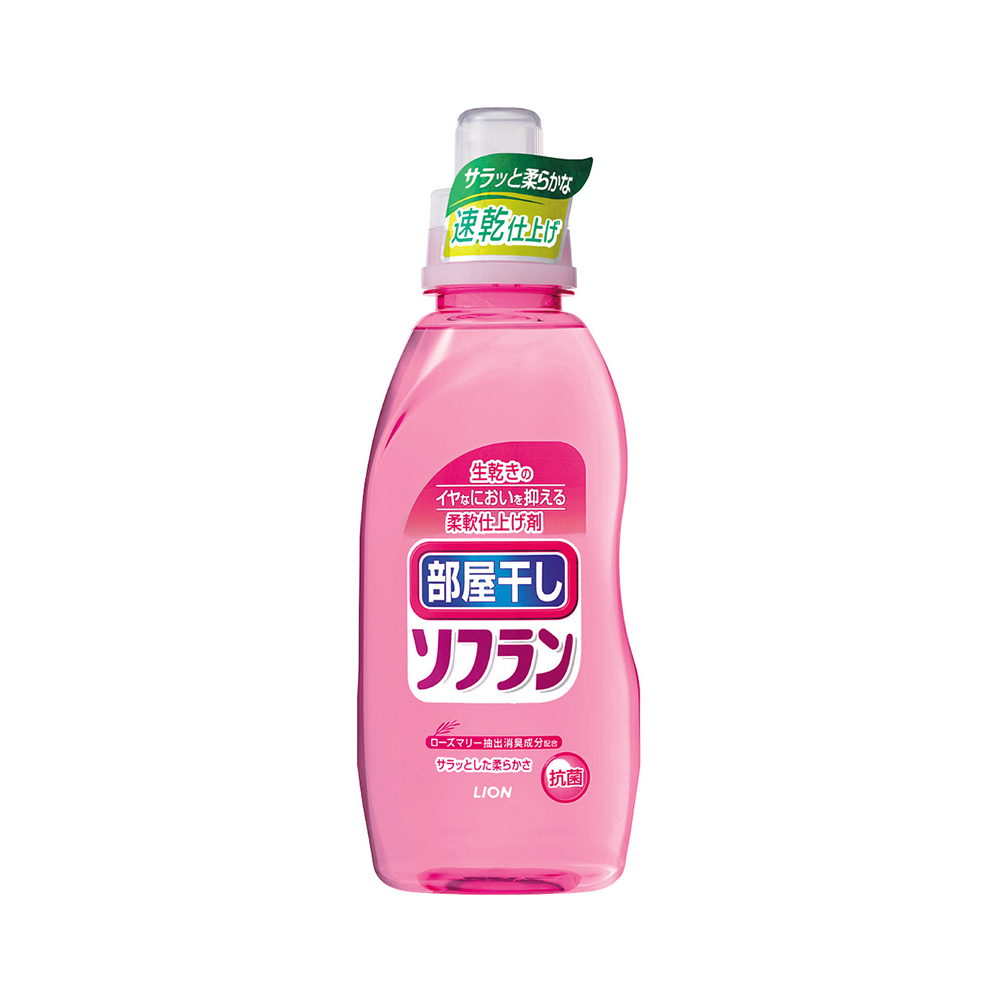 LION狮王 SOFURAN屋内晾干香草香味660ml 柔软剂柔顺剂护理剂