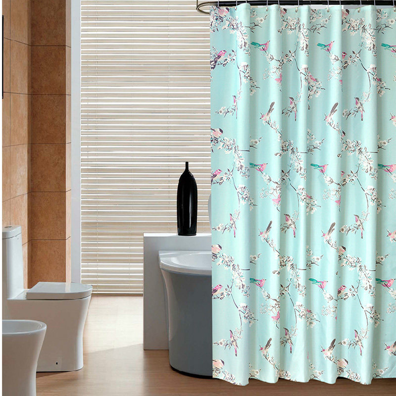 New product special offer Thickened polyester shower curtain waterproof and mildew-proof bathroom curtain curtain