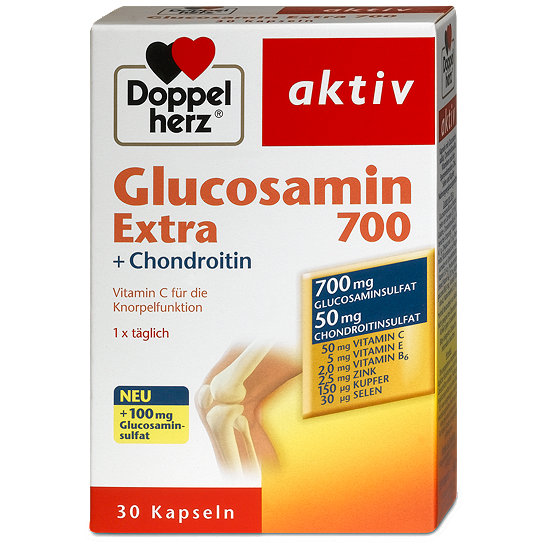 German Direct Mail Original Doppelherz Duobao Double Heart Collagen Chondroitin Capsules 30 Capsules