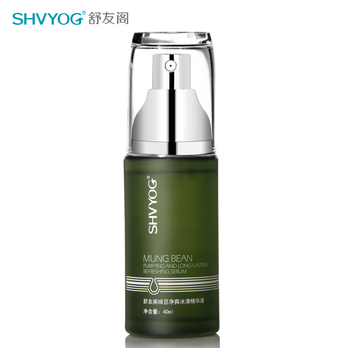 舒友阁绿豆净爽冰清精华液40ml控油保湿调理油光提拉紧致细致毛孔