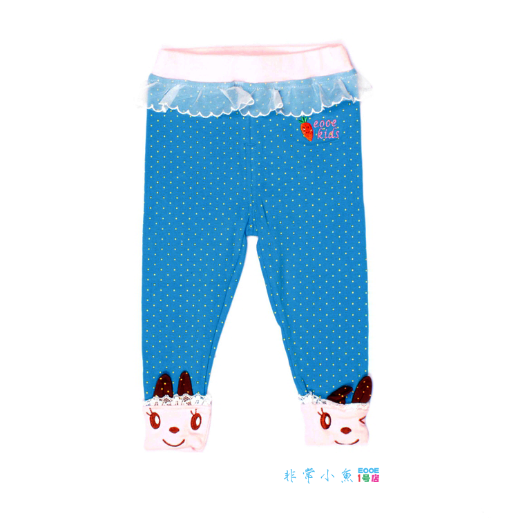 Very small fish 34699 spring and autumn new girls' knitted cotton elastic inner trousers 90-120 are too small