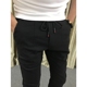 Nhanh tay thẻ đỏ thương hiệu Qi với quần nam Slim Hàn Quốc phiên bản quần lọt khe thông thường xã hội anh chàng chân quần quần jean nam hàng hiệu Quần mỏng