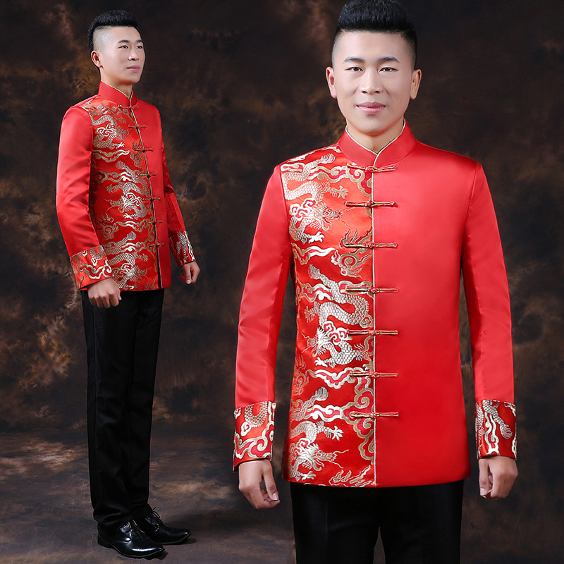 chinese wedding suit groom
