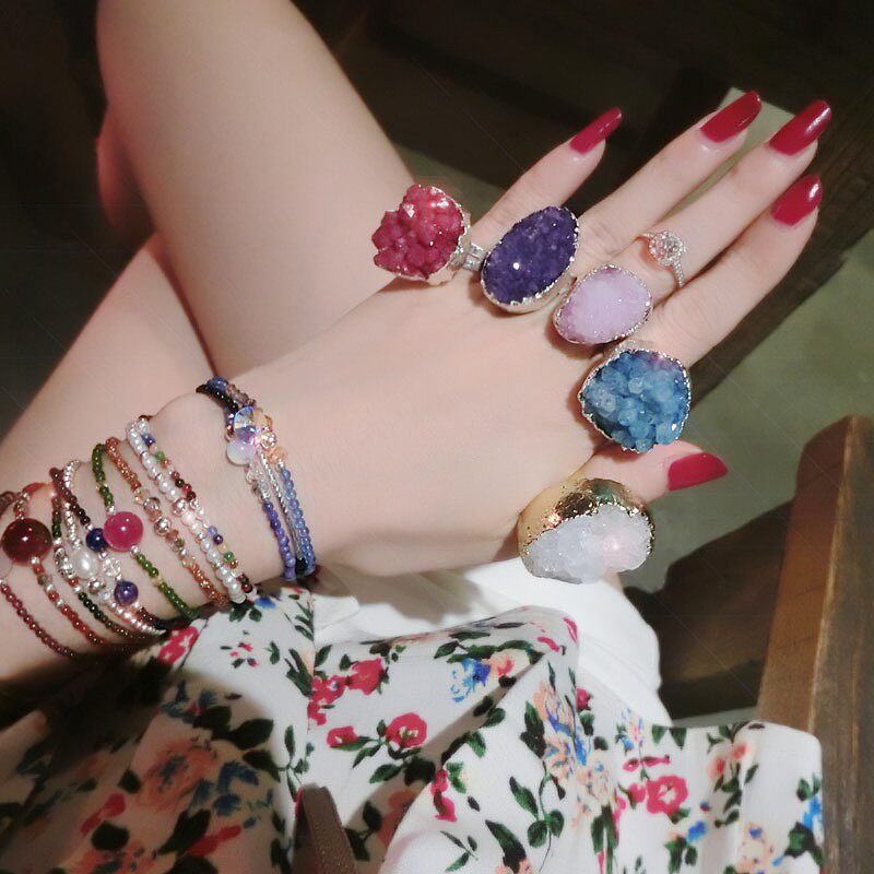 Bague Femme OTHER   en Cristal naturel pierre semi-precieuse - Ref 3088309 Image 1