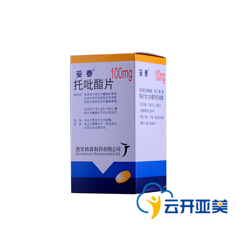 妥泰 妥泰 托吡酯片 100mg*60片/盒