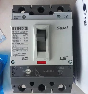 TS250N ETS South Korea ls breaker 250A 200A 160A air switch 2P 3P 4P3D 4P4D