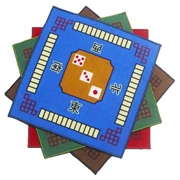 Mahjong khăn trải bàn nhà mạt chược chăn đệm im lặng mạt bàn vải 78 * 78cm đế cao su chống trượt - Các lớp học Mạt chược / Cờ vua / giáo dục