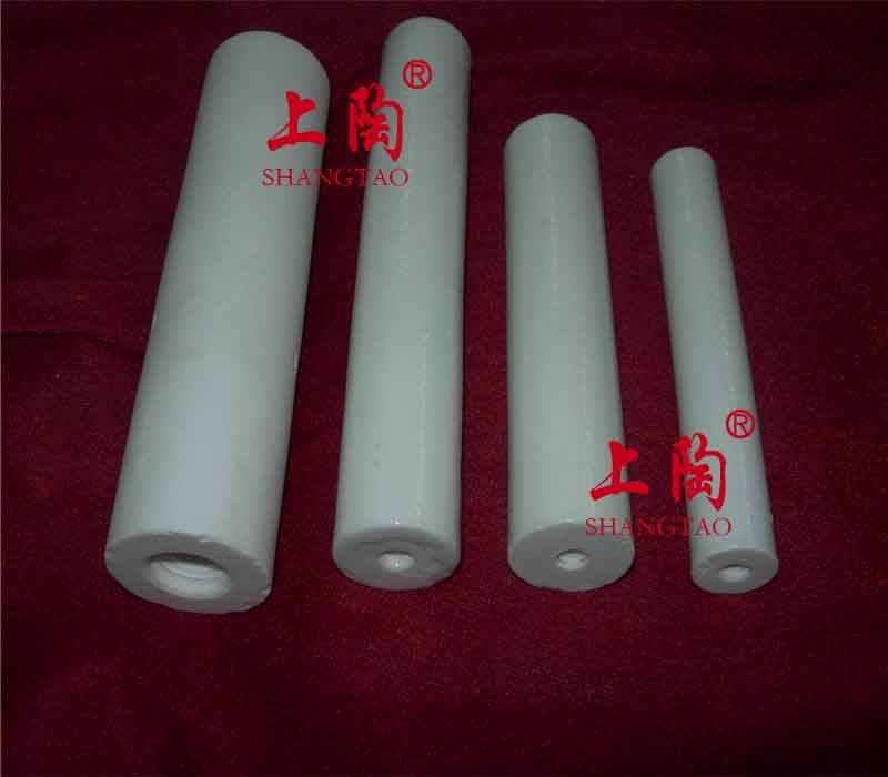 高频陶瓷绝缘柱46mm*150mm陶瓷绝缘子 螺纹M8接线柱