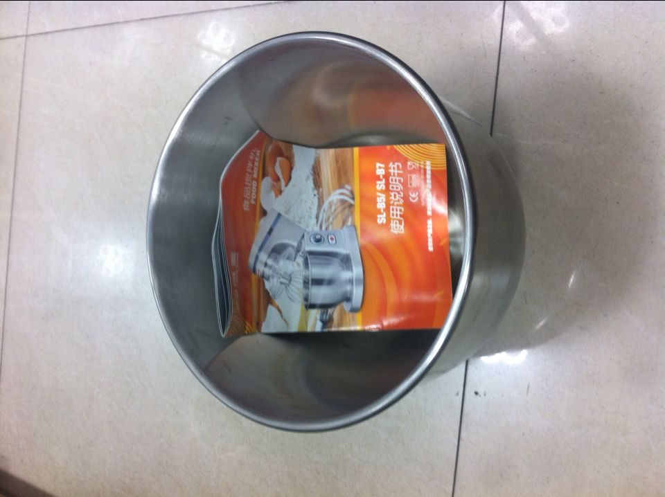 Shunling SL-B7 three function mixer 7 liter cream machine and dough machine mixer original accessories stainless steel drum