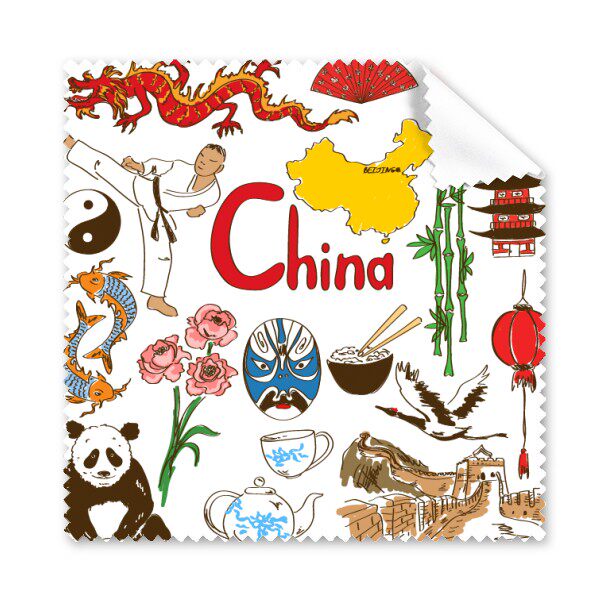 China Panda Folklore Residents Diet Glasses Cloth Screen Wipe Mobile Phone Monitor Glass Wipe Cleaning Cloth