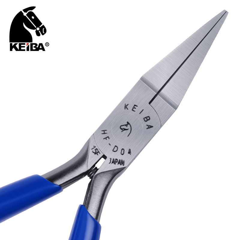 Japan imported KEIBA horse brand toothless flat mouth pliers HF-D04 flat mouth pliers pointed pliers