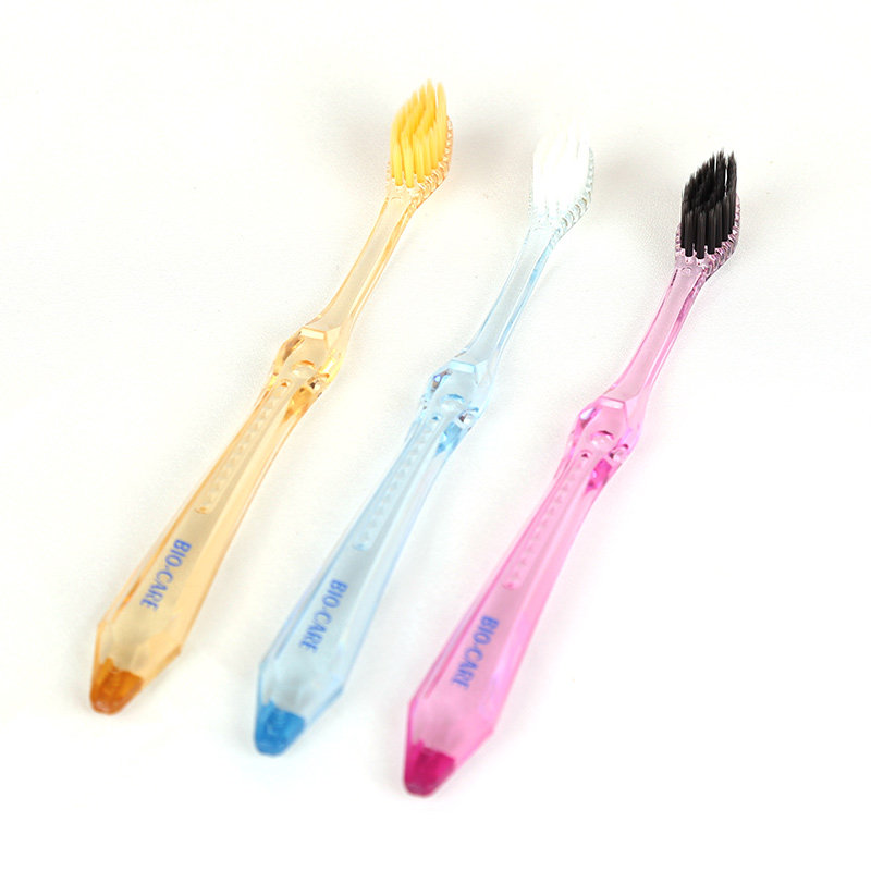 10pcs South Korea imported BIO CARE crystal nano head toothbrush independent soft hair adult household toothbrush