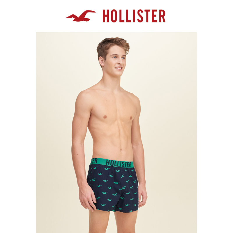Hollister 格子编织四角裤 男 122166