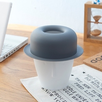 Hat trash can Creative Paper basket cute with lid home living room bedroom desk storage bucket small trash can