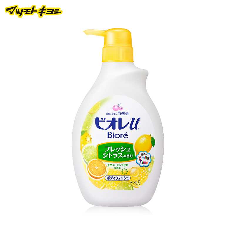 日本松本清 日本直邮 碧柔清新柑橘香沐浴露530ml 沐浴乳