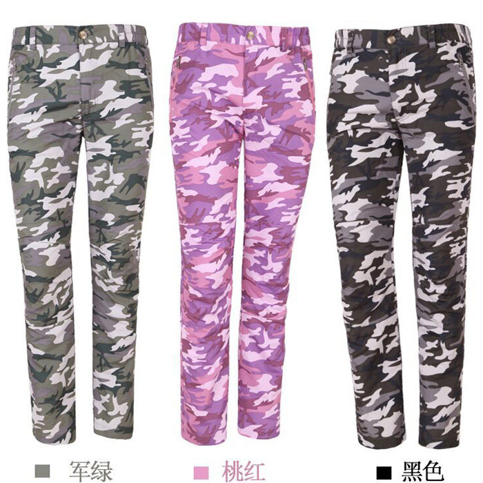 COHIKE Lady Spring Summer Fast Dry Clothing Pants Mountaineering Outdoor Breathable Quick Dry Sunscreen Camouflares 12268