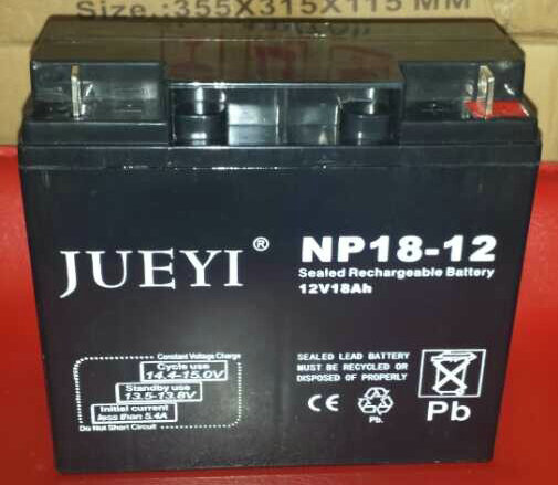 蓄电池 NP18-12,12V18AH UPS电源后备专用 铅酸免维护蓄电池