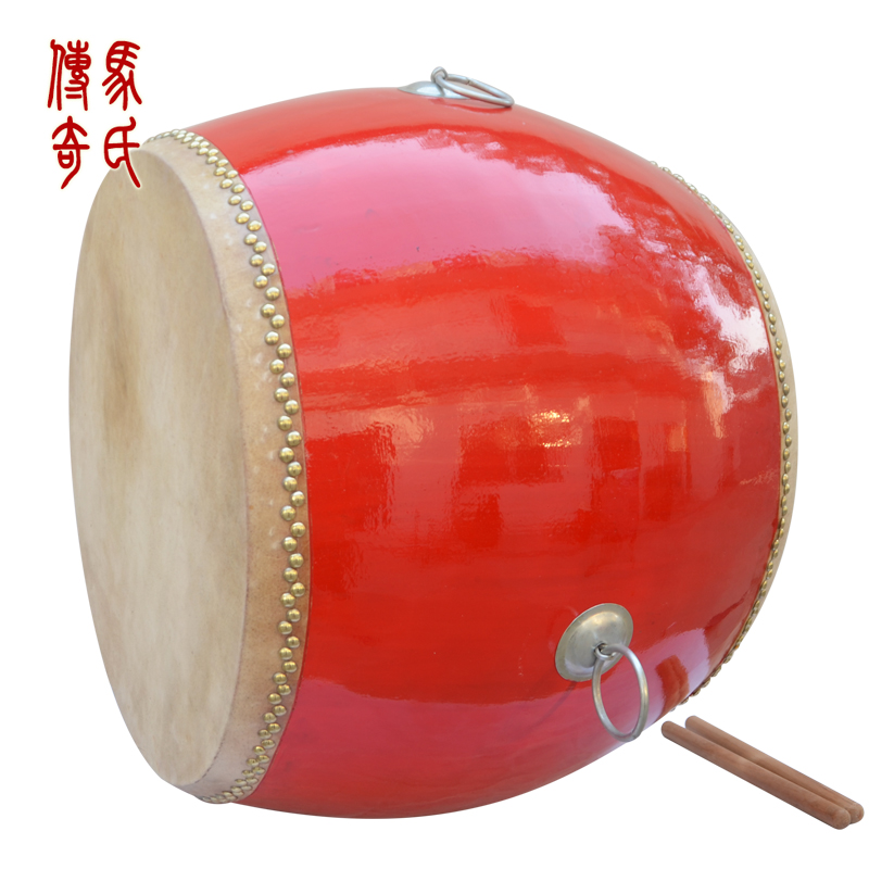 Mars legend 18 inch cowhide high war drum red drum Chinese drum Cowhide drum Wooden drum Cowhide hall drum factory direct sales