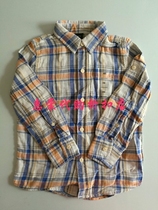 Gap counter boys sleeve check long sleeve shirt 929205 tag 199