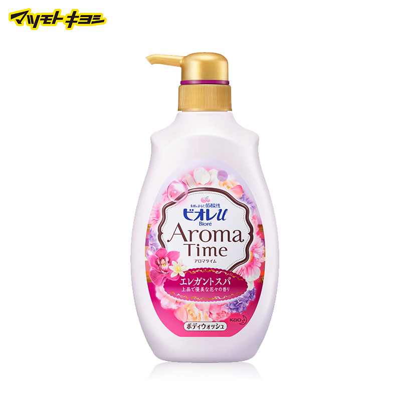 日本松本清 日本直邮 碧柔 Aroma Time 雅致花香沐浴露 500ml
