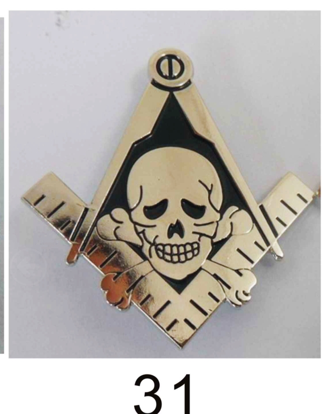 American Free-Mason Free Stone Carpenter Compass Ruler Petty Badge of the United States of America