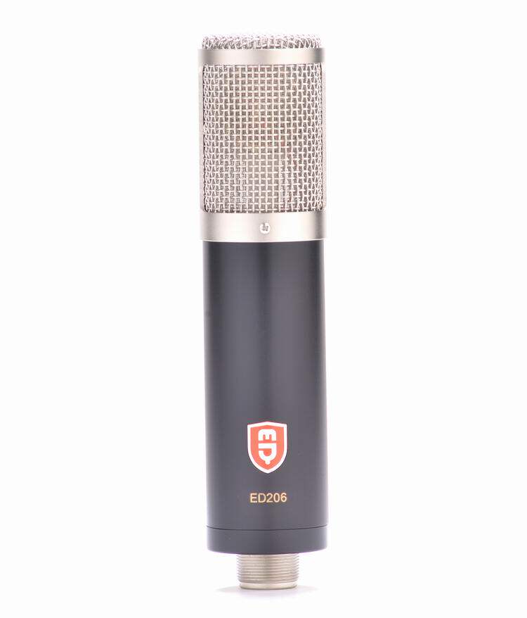 EDMICN ED 206 Professional big diaphragm capacitor recording microphone (silver)