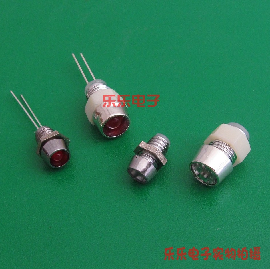 Plastic LED mounting seat Indicator seat 3mm 5mm LED lamp seat suitable for panel drilling installation