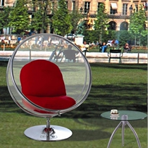Transparent rocking chair Floor globe chair Acrylic bubble chair Round hemisphere chair Leisure recliner Space chair